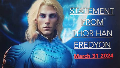 STATEMENT FROM THOR HAN EREDYON .